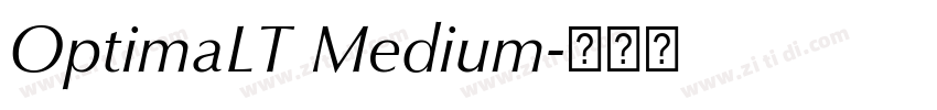 OptimaLT Medium字体转换
